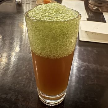 Dakar - A turmeric ginger mint tea--awesome start to the meal - Senegalese Near Me - New Orleans, Louisiana Dakar - A turmeric ginger mint tea--awesome start to the meal - Senegalese Near Me - New Orleans, Louisiana