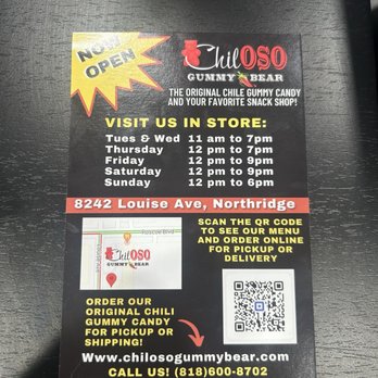 ChilOSO Gummy Bear - Candy Stores Near Me - Northridge, California ChilOSO Gummy Bear - Candy Stores Near Me - Northridge, California