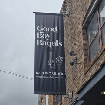 Good Boy Bagels - Exterior signage - Bagels Near Me - Baltimore, Maryland Good Boy Bagels - Exterior signage - Bagels Near Me - Baltimore, Maryland