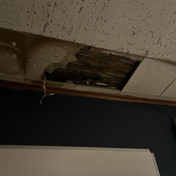 Stellar Roofing - Buffalo - Further damage to ceiling on first floor due to leak - Roofing Near Me - Buffalo, New York