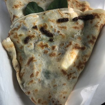 Happy Place Creperie - Spinach, artichoke, cheese, tapenade crepe - Creperies Near Me - Warren, Rhode Island Happy Place Creperie - Spinach, artichoke, cheese, tapenade crepe - Creperies Near Me - Warren, Rhode Island