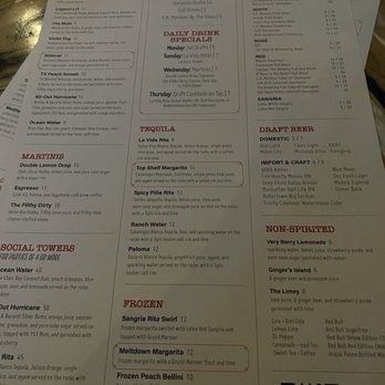 Sidecar Social - Cocktail Menu - Sports Bars Near Me - Addison, Texas
