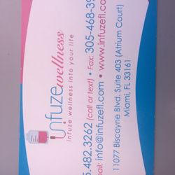 Infuze Wellness - Business card