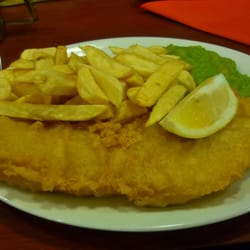 The Spinnaker Cafe - Fish, chips & mushy peas @ The Spinnaker