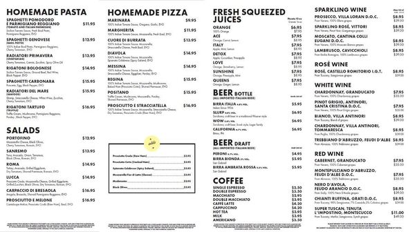 Menu photo 8 IT Italian Trattoria Miami Beach, FL Menu photo 8 IT Italian Trattoria Miami Beach, FL