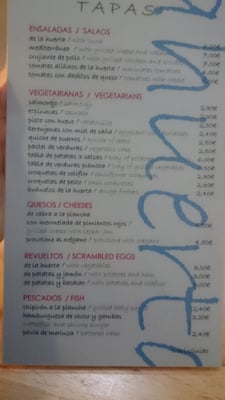 Menu photo 1 La Huerta 9 Seville, SE Menu photo 1 La Huerta 9 Seville, SE