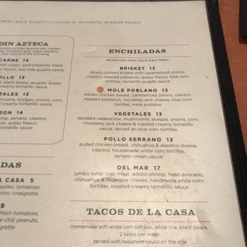 Meso Maya Comida y Copas - Another view of the menu - Mexican Near Me - Dallas, Texas Meso Maya Comida y Copas - Another view of the menu - Mexican Near Me - Dallas, Texas