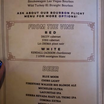 1923 Prohibition Bar - Menu - Venues & Event Spaces Near Me - Las Vegas, Nevada 1923 Prohibition Bar - Menu - Venues & Event Spaces Near Me - Las Vegas, Nevada