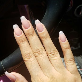 Princess Nails - A simple clear pink gel polish on top of acrylics - Nail Salons Near Me - Murrieta, California Princess Nails - A simple clear pink gel polish on top of acrylics - Nail Salons Near Me - Murrieta, California