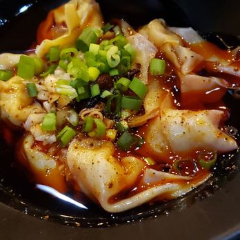 Noodlehead - Order one of these for each person. The amazing spicy pork wontons - Asian Fusion Near Me - Las Vegas, Nevada Noodlehead - Order one of these for each person. The amazing spicy pork wontons - Asian Fusion Near Me - Las Vegas, Nevada