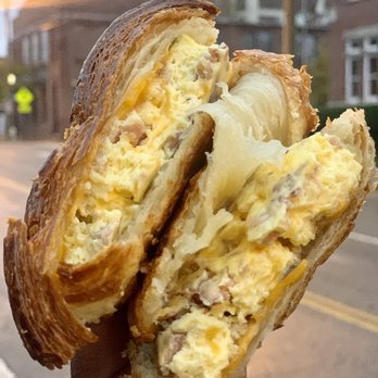 Whisk - Bacon Egg and Cheese on a croissant - Bakeries Near Me - Richmond, Virginia Whisk - Bacon Egg and Cheese on a croissant - Bakeries Near Me - Richmond, Virginia