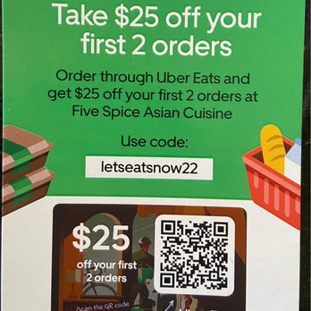 Five Spice Asian Cuisine - take $ 25 off your first order - Chinese Near Me - Boulder, Colorado