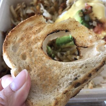 Schooner or Later - I call this Crater Toast, I must've not paid enough to get the whole thing. - Sandwiches Near Me - Long Beach, California Schooner or Later - I call this Crater Toast, I must've not paid enough to get the whole thing. - Sandwiches Near Me - Long Beach, California