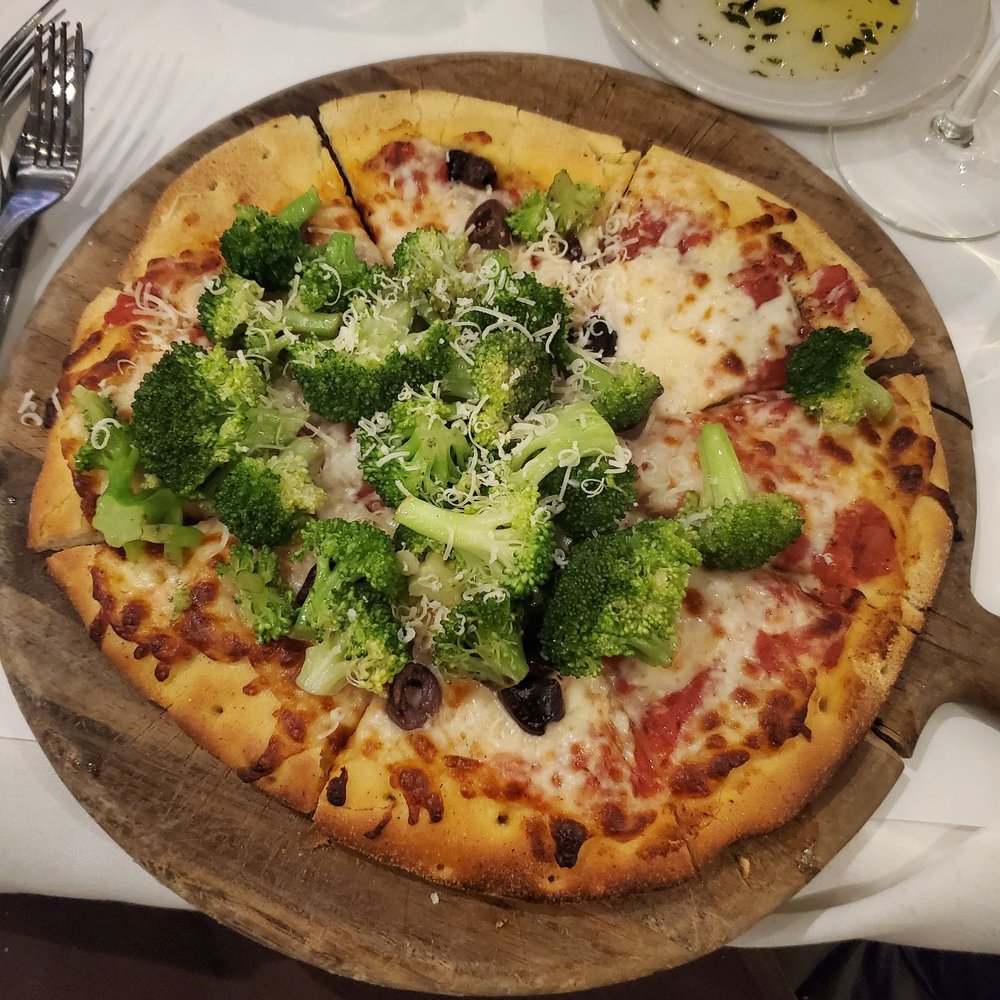 Mia Francesca  - Custom pizza with olives and broccoli - Italian Near Me - Chicago, Illinois