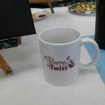 Painting with a Twist - My free mug just for checking in! - Art Classes Near Me - Katy, Texas