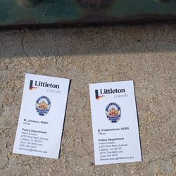 Littleton Police Department - Now this is for me going into the bank and telling him why you kick me out.