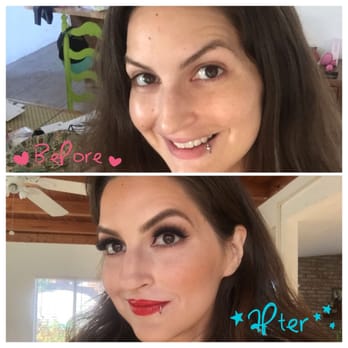 Lightly Brushed Makeup - Before/After - Makeup Artists Near Me Lightly Brushed Makeup - Before/After - Makeup Artists Near Me
