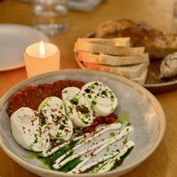 Florabella - Mutti Tomato Tartar (Burrata, Caper, Roasted Garlic Aioli) - Italian Near Me - Missoula, Montana Florabella - Mutti Tomato Tartar (Burrata, Caper, Roasted Garlic Aioli) - Italian Near Me - Missoula, Montana