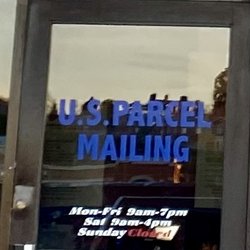 US Parcel Mailing Etc - U.S. Parcel Mailing hours
