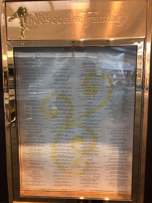 Menu photo 5 The Cheesecake Factory Schaumburg, IL Menu photo 5 The Cheesecake Factory Schaumburg, IL