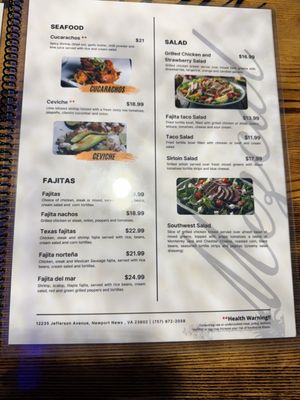 Menu photo 2 Mezcal Newport News, VA