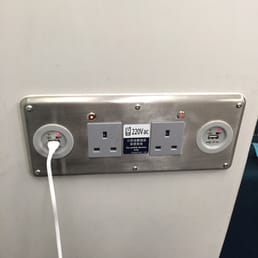 Charge your mobile devices whilst riding the Airport Express!