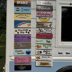 CT Ice Cream Tour - Some of the flavors that we offer. The menu changes frequently.