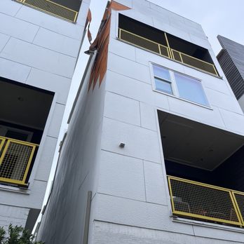 InTown Homes - Stucco panel poor construction - Home Developers Near Me - Houston, Texas