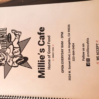 Millie's Cafe - Menu - Breakfast & Brunch Near Me - Los Angeles, California Millie's Cafe - Menu - Breakfast & Brunch Near Me - Los Angeles, California