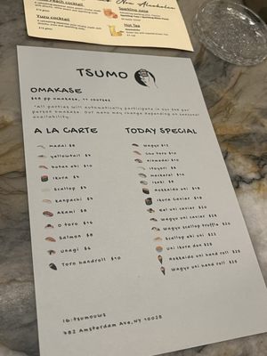Menu photo 8 Tsumo Uws New York, NY