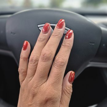 Doki Doki Nail Salon - 47 with champaign gold design- $55 - Nail Salons Near Me - Rancho Cucamonga, California