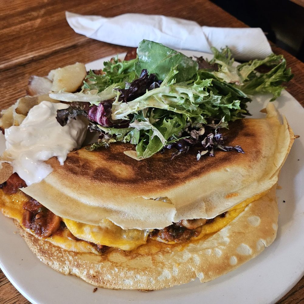 Puttanesca crepe Puttanesca crepe