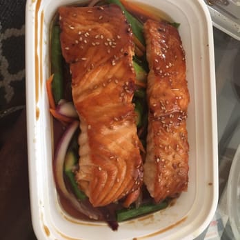 Asian Kitchen - Salmon teriyaki. - Asian Fusion Near Me - Yorkville, Illinois