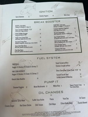 Menu photo 3 Sushi Garage Cocowalk Miami, FL Menu photo 3 Sushi Garage Cocowalk Miami, FL