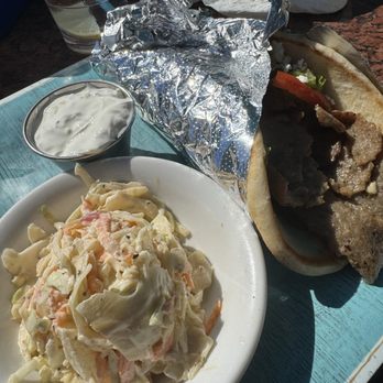 Java Joint Beachside Grill - Lamb gyro with coleslaw - Breakfast & Brunch Near Me - Flagler Beach, Florida