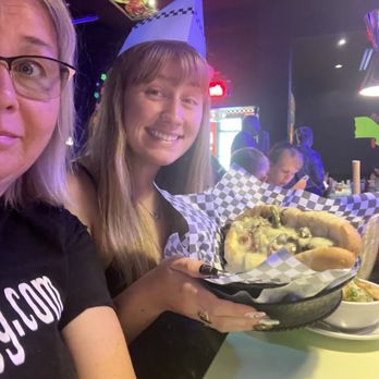 Corvette Diner - The Four Tops Philly Cheez Steak Sandwich - Diners Near Me - San Diego, California Corvette Diner - The Four Tops Philly Cheez Steak Sandwich - Diners Near Me - San Diego, California