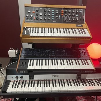 Ken Rich Sound Services - My '72 MK1 Fender Rhodes with the 2-tier straddler so that I can stack my OB-6 and Minimoog on top, works great! - Musical Instrument Services Near Me - Van Nuys, California Ken Rich Sound Services - My '72 MK1 Fender Rhodes with the 2-tier straddler so that I can stack my OB-6 and Minimoog on top, works great! - Musical Instrument Services Near Me - Van Nuys, California