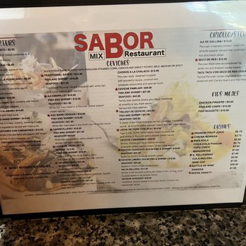 Sabor Mix Restaurant - Peruvian Near Me - Jacksonville, Florida