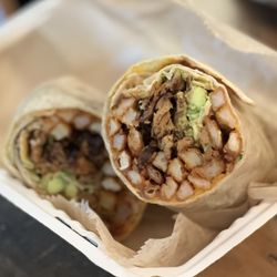Chicana - Cali burrito with carne asada