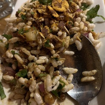 SPICE ROOM - Item from Street food menu. Bombay bhel. - Indian Near Me - Denver, Colorado SPICE ROOM - Item from Street food menu. Bombay bhel. - Indian Near Me - Denver, Colorado