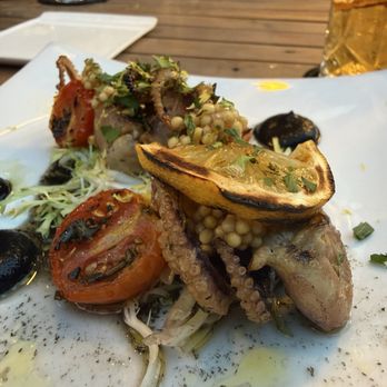 Cava - Octopus with squid ink, and salad - Mediterranean Near Me - Portsmouth, New Hampshire