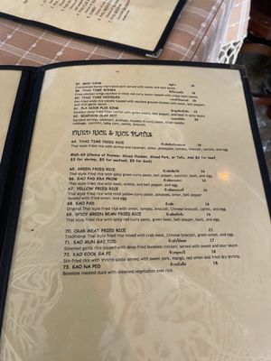 Menu photo 2 Thai Time Restaurant San Francisco, CA