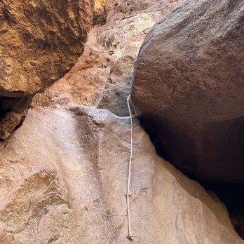 Goldstrike Hot Springs - 5th rope coming in - Hiking Near Me - Boulder City, Nevada Goldstrike Hot Springs - 5th rope coming in - Hiking Near Me - Boulder City, Nevada