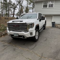 Auto Body Builders of Middleton - 2020 GMC 2500HD nose job. What a face lift they gave her! My truck is once again beautiful...