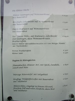 Menu photo 5 Gutsausschank Zum Woibauer Deidesheim, RP Menu photo 5 Gutsausschank Zum Woibauer Deidesheim, RP