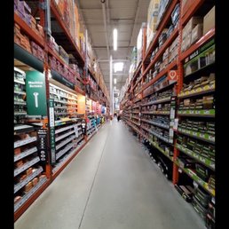 Lighting isle with a lot of options. Lighting isle with a lot of options.