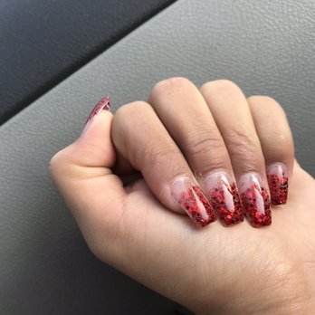 HN Passion Nails - Ombré gel acrylics for Christmas - Nail Salons Near Me - Glendale, California HN Passion Nails - Ombré gel acrylics for Christmas - Nail Salons Near Me - Glendale, California