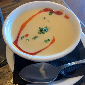 The Craftsman - Seasonal soup, which was sweet corn - New American Near Me - Encinitas, California
