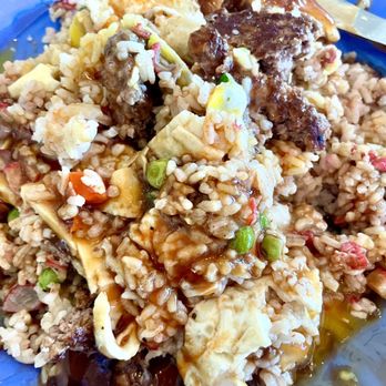 Kountry Kitchen - Loco moco w/fried rice - American Near Me - Kapaa, Hawaii Kountry Kitchen - Loco moco w/fried rice - American Near Me - Kapaa, Hawaii