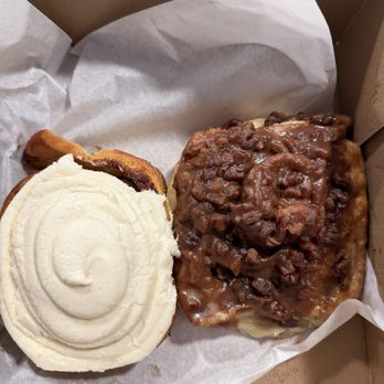 JL Patisserie - Cinnamon roll and pecan sticky bun - Bakeries Near Me - Phoenix, Arizona